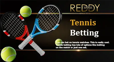 Tennis betting with fast live updates at Reddy Anna Book